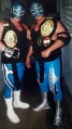 with Capitan Átomo as Guerrero Tag Team Champions